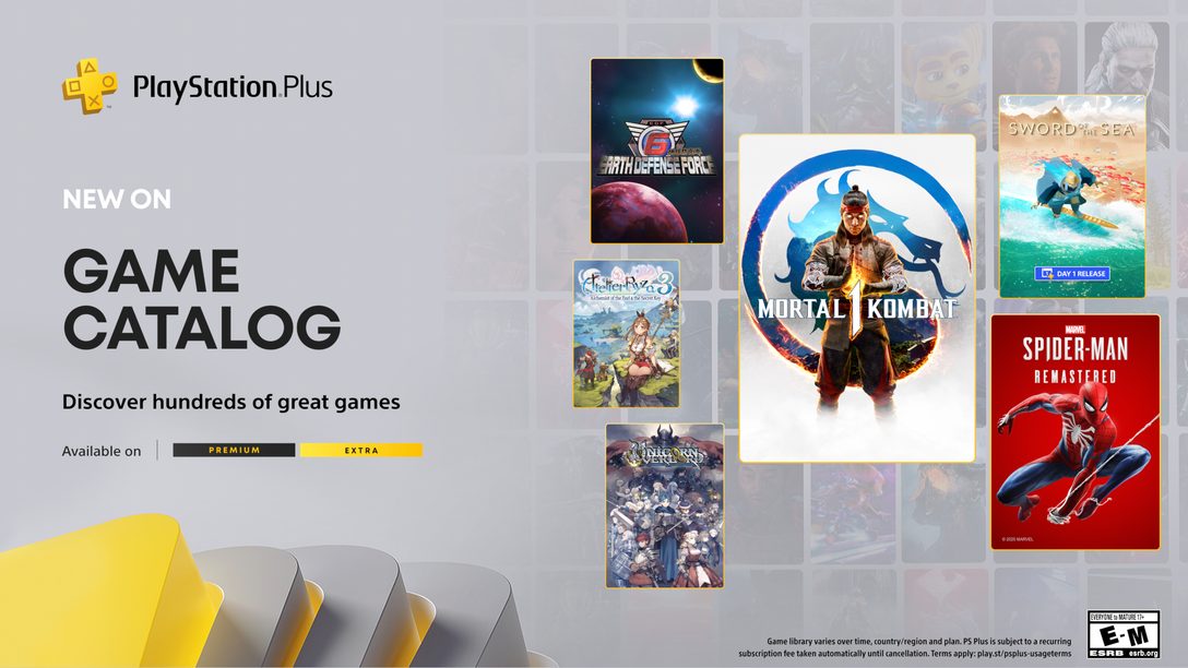 فهرست بازی‌های PlayStation Plus برای آگوست ۲۰۲۵: Mortal Kombat 1، Marvel’s Spider-Man، Sword of the Sea، Earth Defense Force 6 و بیشتر